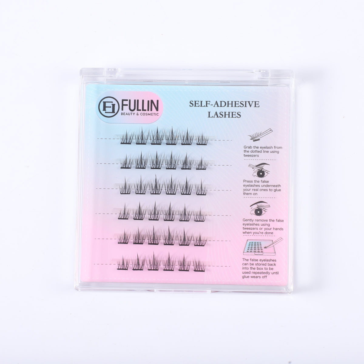 FULLIN Radiant Spike self-adhesive lash cluster set